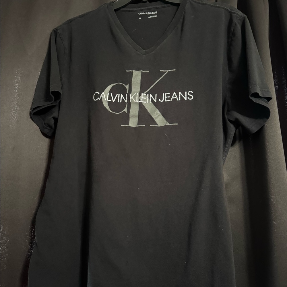 Calvin Klein Black V-Neck T-Shirt